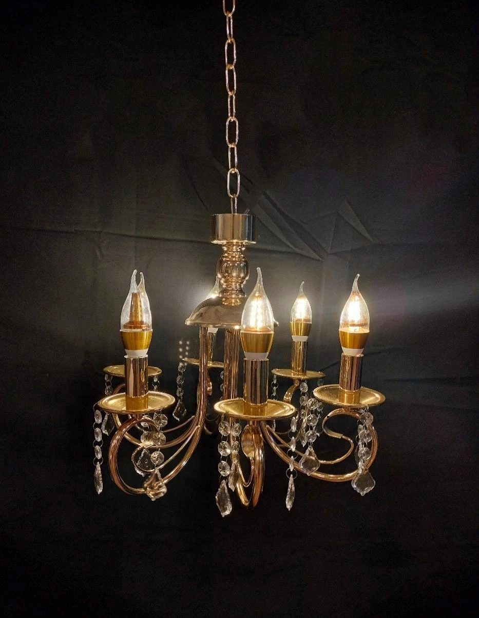 Metal Chandelier 6 Arm